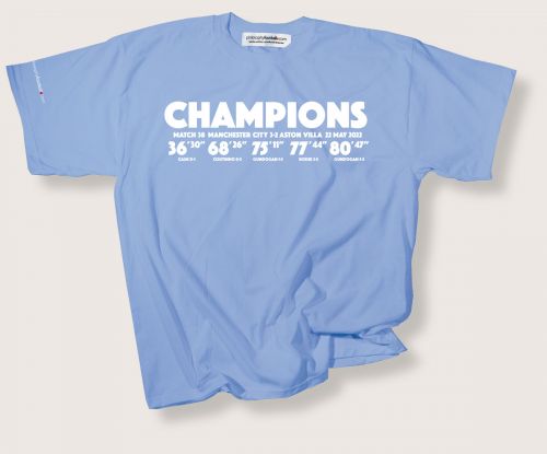 £5 Manchester City Champions 2022